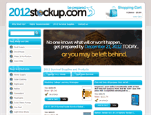 Tablet Screenshot of 2012stockup.com